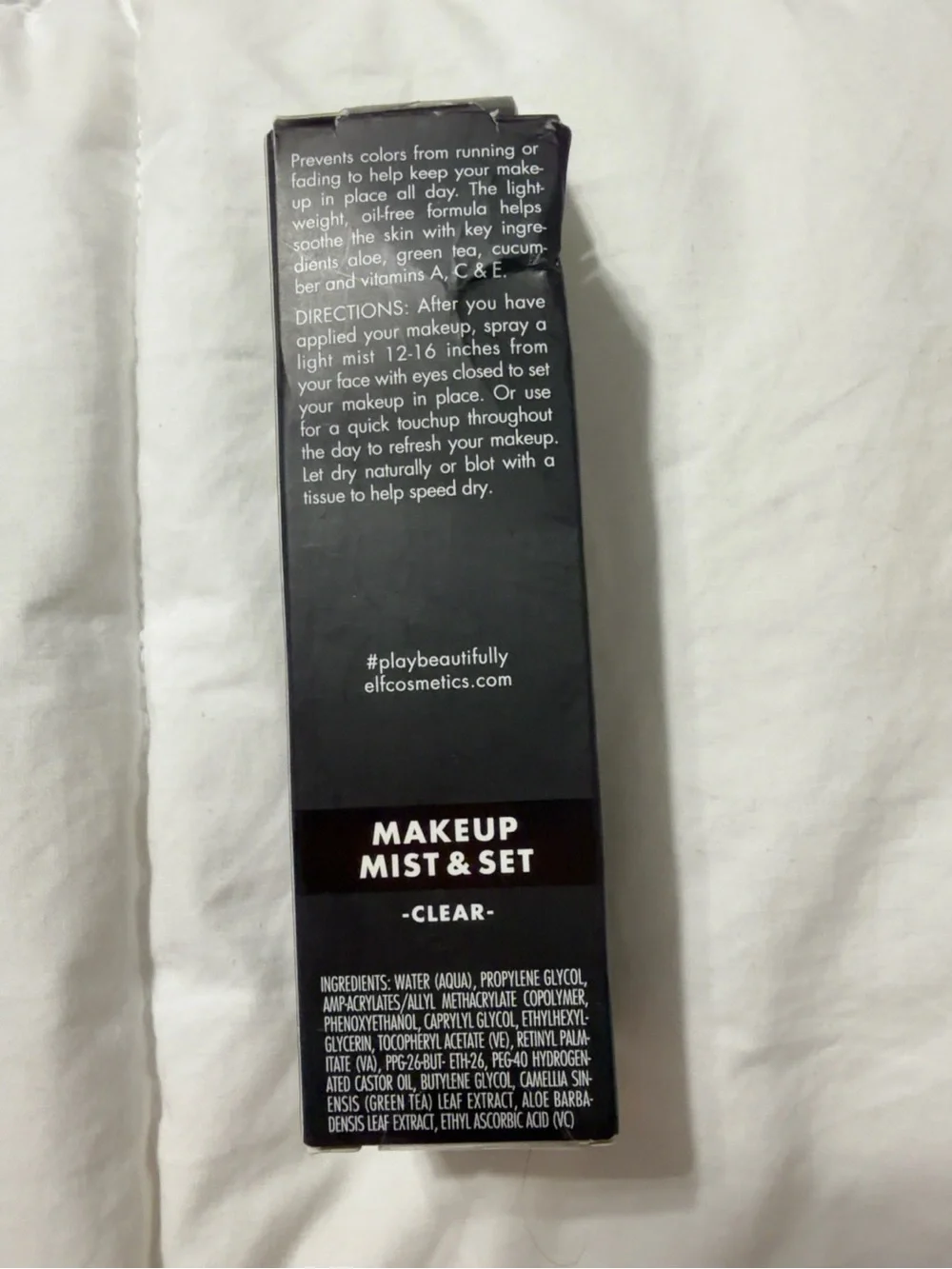 Makeup Mist & Set — Black